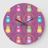 Daisyflower Matryoshka Grote Klok (Voorkant)