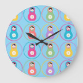 Daisyflower Matryoshka Grote Klok (Voorkant)