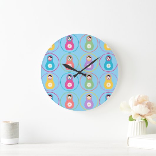 Daisyflower Matryoshka Grote Klok (Huis)