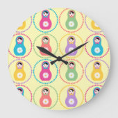 Daisyflower Matryoshka Grote Klok (Voorkant)