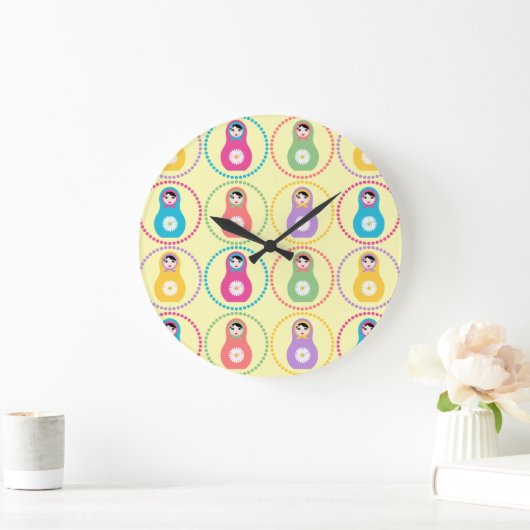 Daisyflower Matryoshka Grote Klok (Huis)