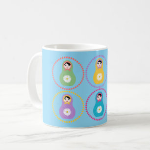 Daisyflower Matryoshka Koffiemok