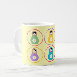 Daisyflower Matryoshka Koffiemok