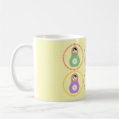 Daisyflower Matryoshka Koffiemok (Links)