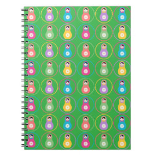Daisyflower Matryoshka Notitieboek