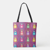 Daisyflower Matryoshka Tote Bag (Achterkant)