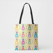 Daisyflower Matryoshka Tote Bag (Voorkant)
