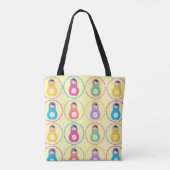 Daisyflower Matryoshka Tote Bag (Achterkant)