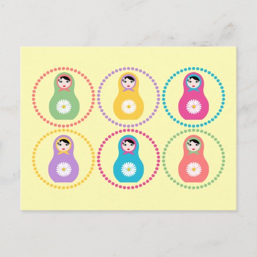 Daisyflower Missydoll Briefkaart (Voorkant)