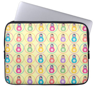 Daisyflower patroon laptop sleeve