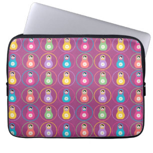 Daisyflower patroon laptop sleeve