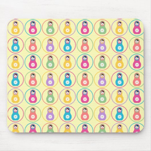 Daisyflower patroon muis pad muismat (Voorkant)