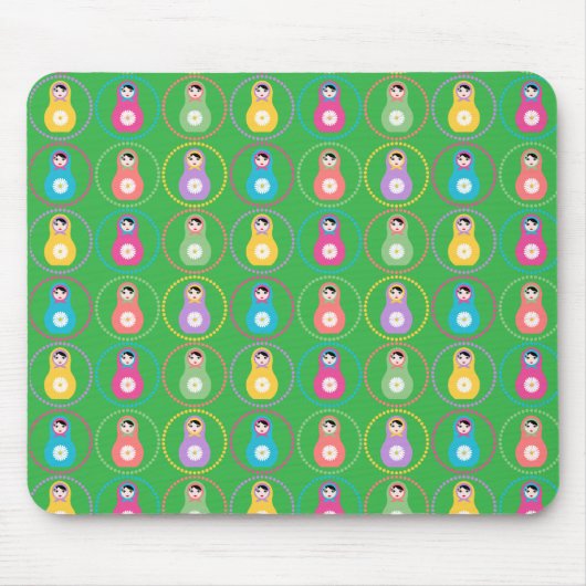 Daisyflower patroon muis pad muismat (Voorkant)
