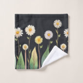 Daisy's in de nacht bad handdoek (Wasdoekje)