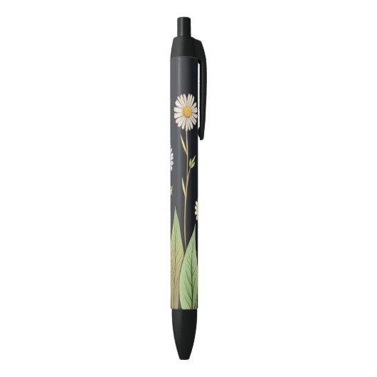 Daisy's in de nacht zwarte inkt pen (Achterkant (Verticaal))