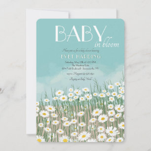 Daisyveld Baby Shower Kaart