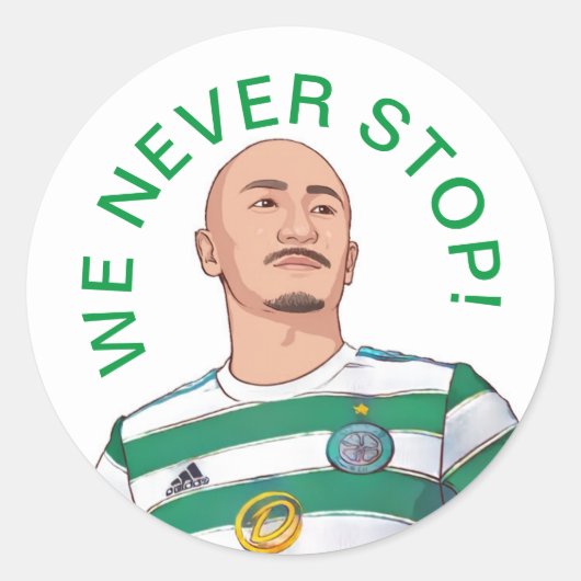 Daizen Maeda We Never Stop Sticker (Voorkant)