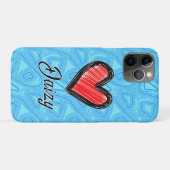 Daizy bagagelabel Case-Mate iPhone case (Achterkant (horizontaal))