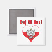 Daj Mi Buzi Eagle Heart Magneet (Voorkant / Achterkant)