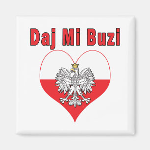 Daj Mi Buzi Eagle Heart Magneet