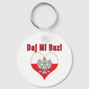 Daj Mi Buzi Eagle Heart Sleutelhanger