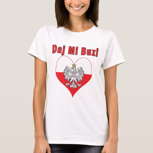 Daj Mi Buzi Eagle Heart T-shirt (Voorkant)