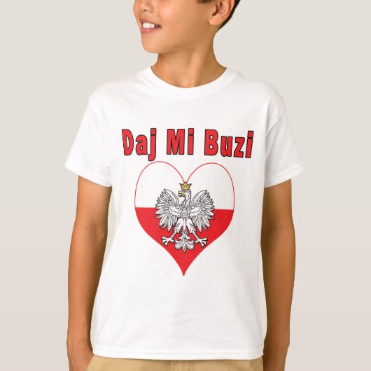Daj Mi Buzi Eagle Heart T-shirt (Voorkant)