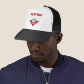 Daj Mi Buzi Eagle Heart Trucker Pet (In situ)
