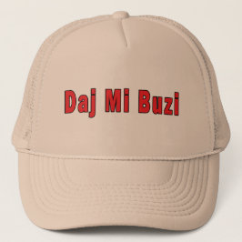 Daj Mi Buzi - Geef me een kus Trucker Pet