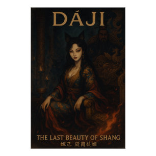 Daji Retro - Femme Fatale van de Shang-dynastie Perfect Poster
