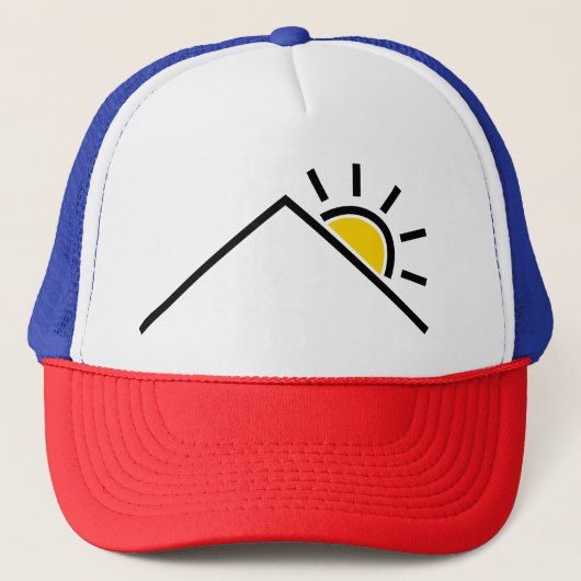 Dak, Huis, Zon Trucker Pet (Voorkant)