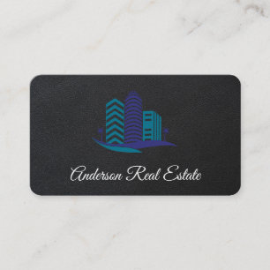Dak Icon   Leder   Realtor Constructie Visitekaartje