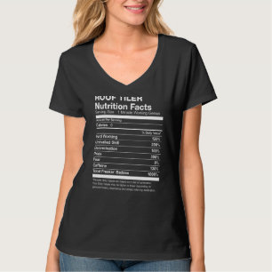 Dak Tiler Voeding Feiten Grappig T-shirt