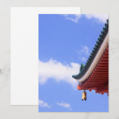 Dak van een Shinto-schrijn Bedankkaart (Voorkant / Achterkant)