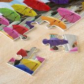 Dak van paraplu's legpuzzel (Zijkant)