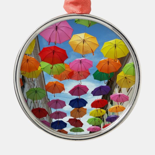 Dak van parasols metalen ornament (Voorkant)