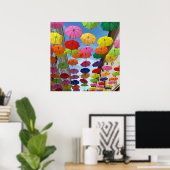 Dak van parasols poster (Thuiskantoor)