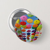 Dak van parasols ronde button 5,7 cm (Voorkant /achterkant)