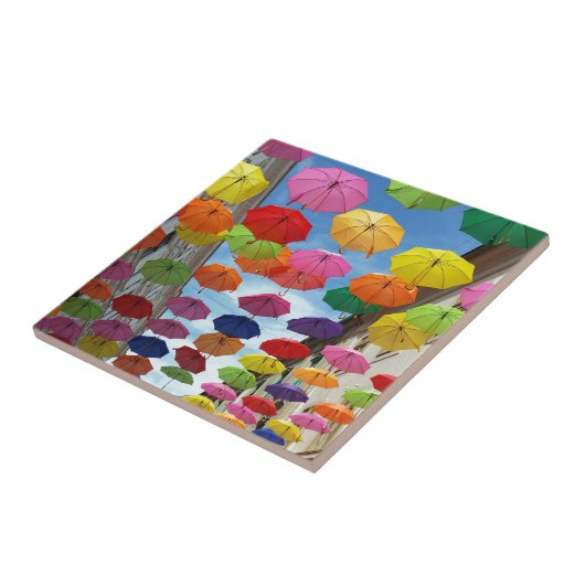 Dak van parasols tegeltje (Zijkant)