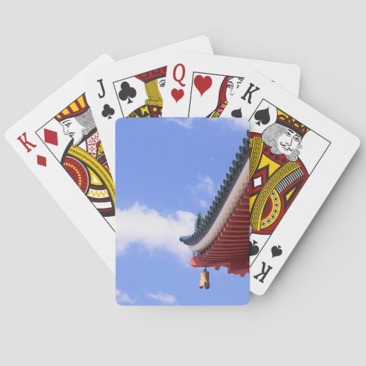 Dak van Shinto-schrijn Pokerkaarten (Achterkant)