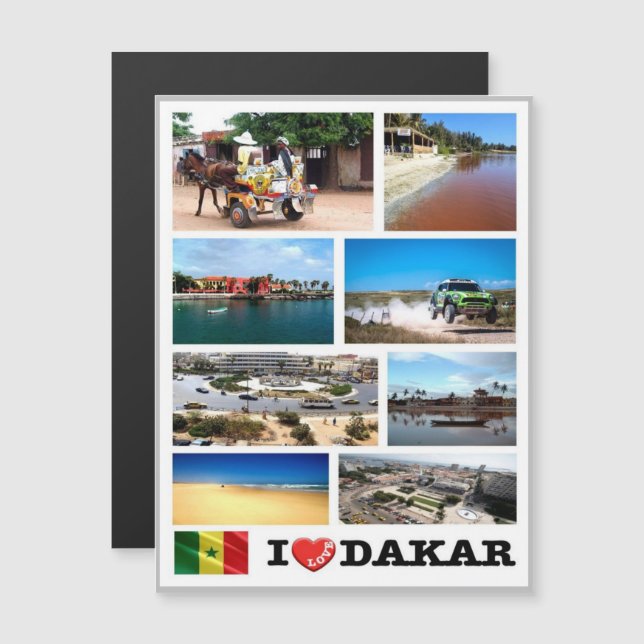 Dakar I Love - Senegal - (Voorkant / Achterkant)