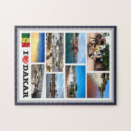 Dakar I Love - Senegal - Legpuzzel (Horizontaal)