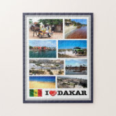 Dakar I Love - Senegal - Legpuzzel (Verticaal)