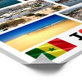 Dakar I Love - Senegal - Poster (Hoek)