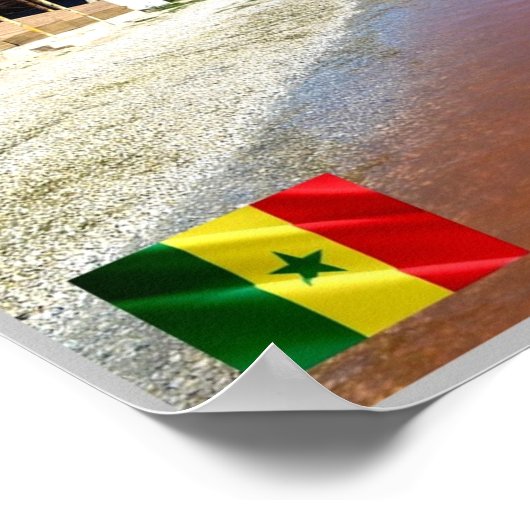 Dakar - Senegal - Panorama - Poster (Hoek)