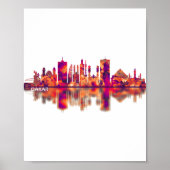 Dakar Senegal Skyline Poster (Voorkant)