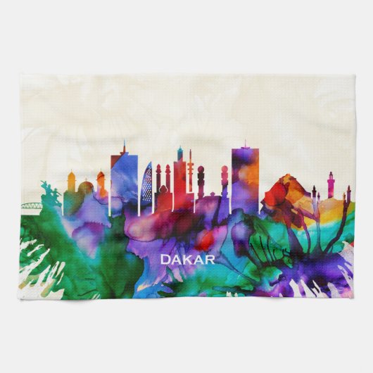 Dakar Skyline Theedoek (Horizontaal)