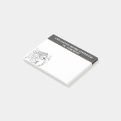 Dakbedekking Aannemer Cartoon Thema te personalise Post-it® Notes (Schuin)