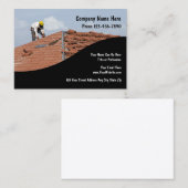 Dakbedekking constructie Tegels groot ontwerp Visitekaartje (Voorkant / Achterkant)