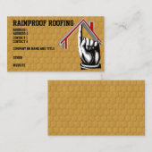 dakbedekking dakspanen Visitekaartje (Voorkant / Achterkant)